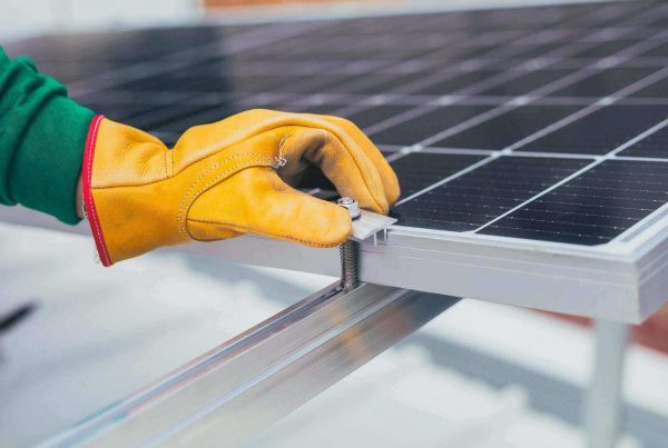 8 Solar myths busted mans hand on solar panel