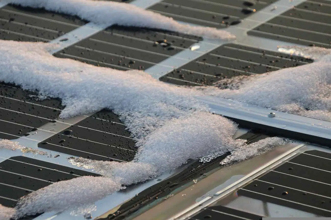 Do solar panels work in winter and on cloudy days?