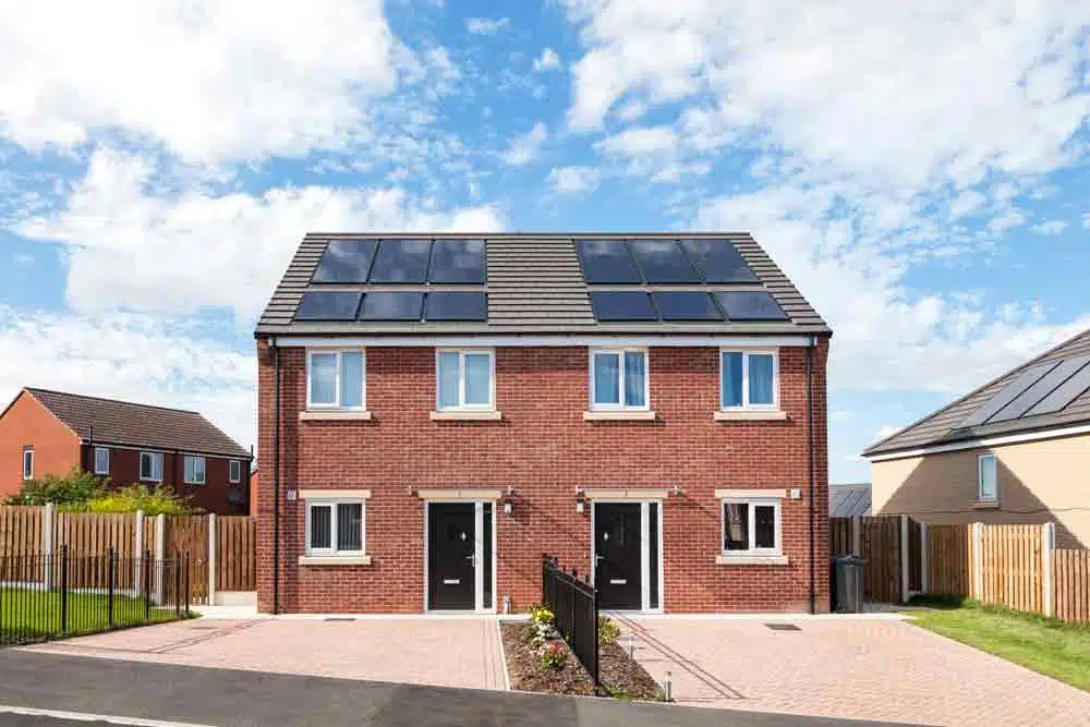 solar panels on house in the UK