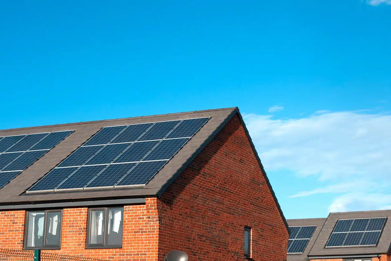 Solar energy solutions South Wales on roof
